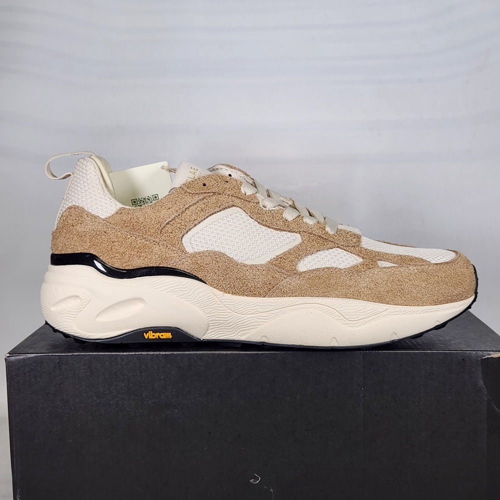 CLAE Salazar Sneakers Mens Size 11 Starfish Offwhite Suede Vibram Sole Shoes